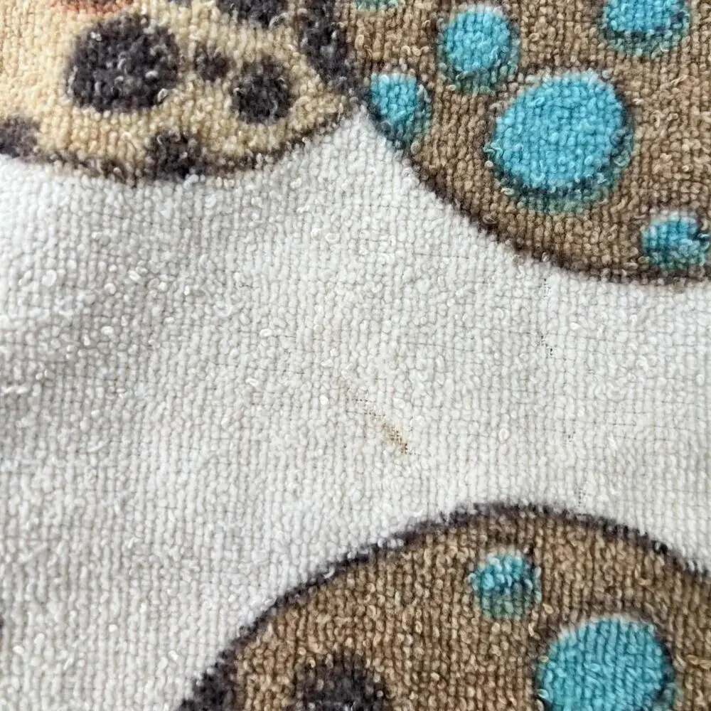 Cannon USA, vintage mushroom toadstool towel hand towel
